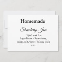 Confiture de fraise maison faite avec amour ajoute