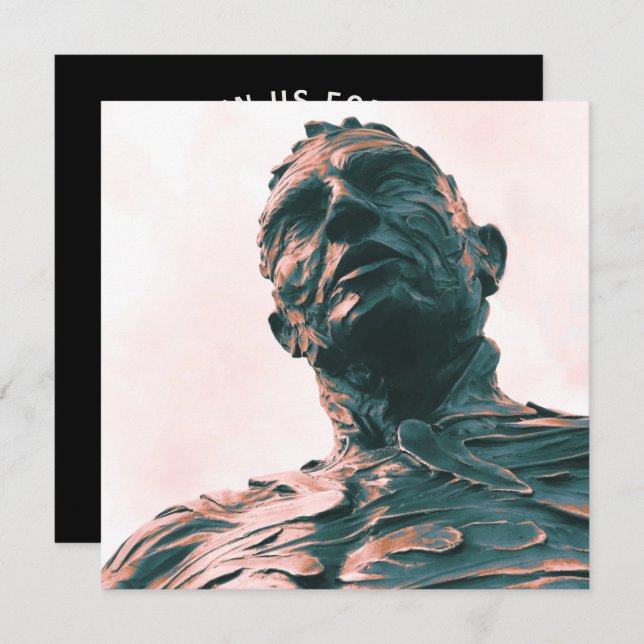 Invitation Confluence de David Zahn (Devant / Derrière)