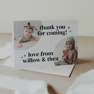 Invitation conjointe à l'anniversaire avec des arc