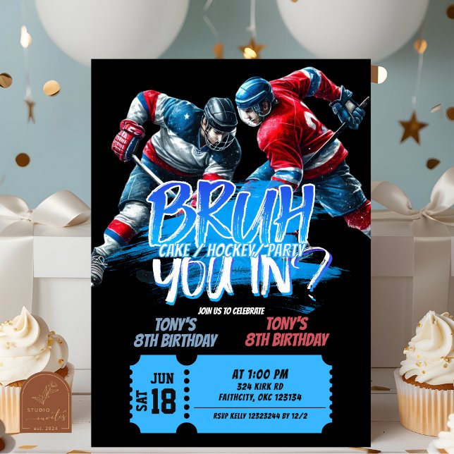 Invitation conjointe d'anniversaire de teenager de (Créateur téléchargé)