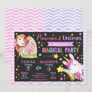 Invitation conjointe de la princesse et de la lico