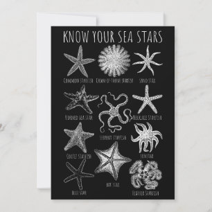Invitation Connaissez vos étoiles de mer - Groupes Starfish
