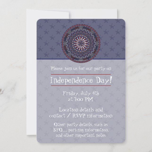 Invitation Connected Independence Day (Devant)