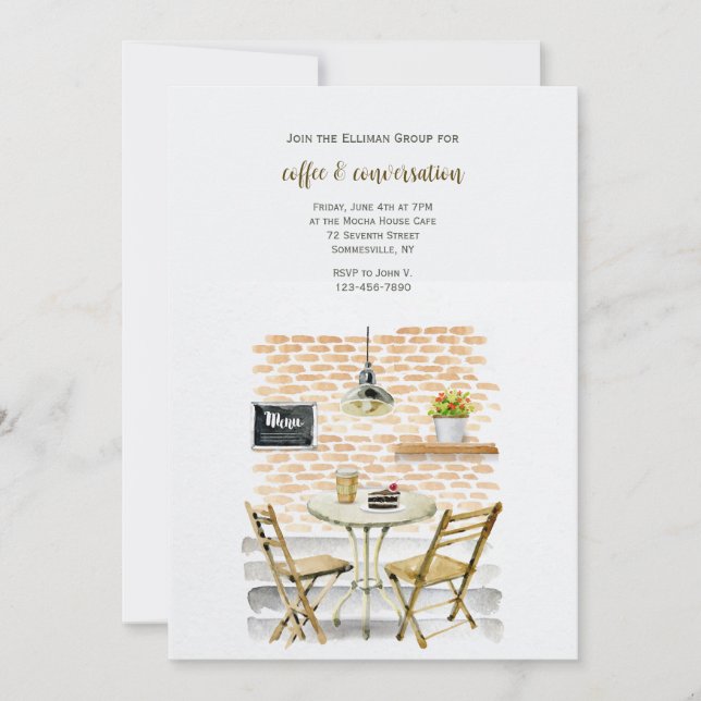 Invitation Connexion Café (Devant)