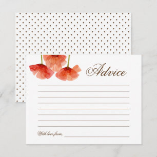 Invitation Conseil Mariage de la Fête de l'mariée des fleurs 