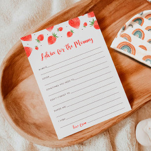 Invitation Conseil Pour Mommy Berry Sweet Baby shower Games