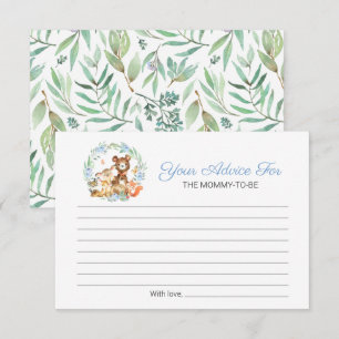 Invitation Conseils de Baby Shower sur la Végétation d'Animau