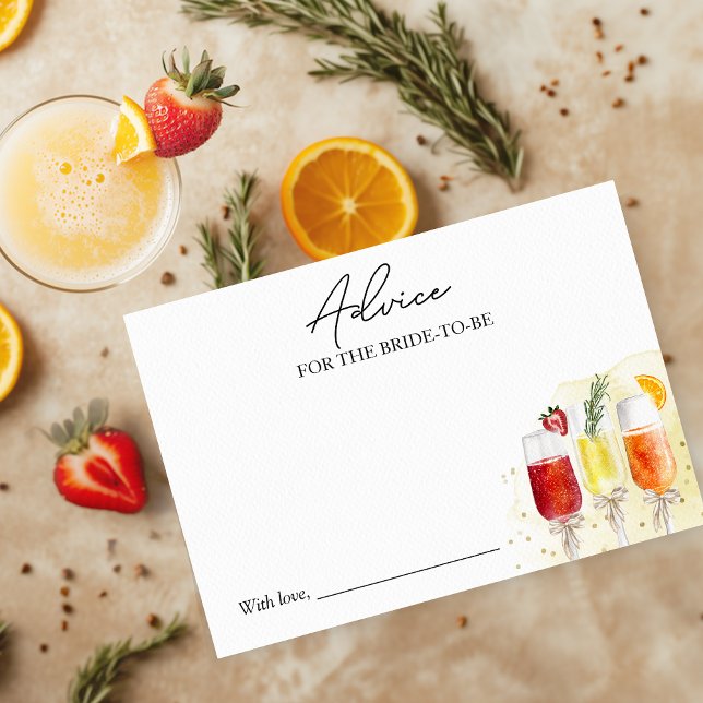 Invitation Conseils de fête prénuptiale sur le thème Mimosa p (Créateur téléchargé)