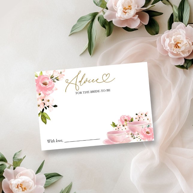 Invitation Conseils pour la mariée - Thé dansant de mariage B (Créateur téléchargé)