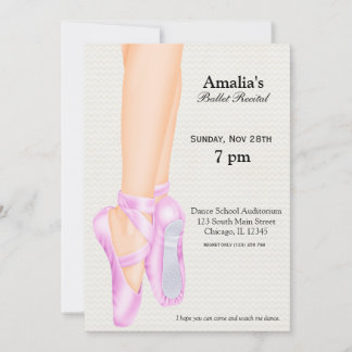 Invitation Considérant Ballet