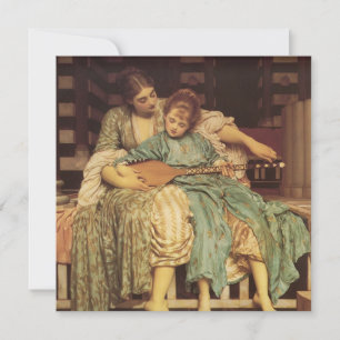 Invitation Considérant musique vintage