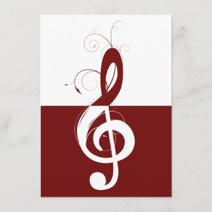 Invitation Considérant Treble Clef