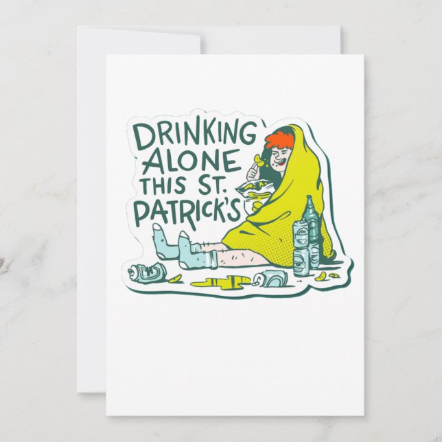 Invitation consommation seule mise en quarantaine st patrick (Devant)