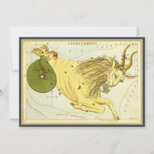 Invitation Constellation Vintage du Capricorne, Miroir d'Uran