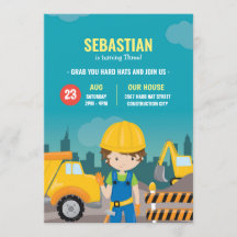 Construction Anniversaire Excavateur