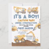 Construction C'est un Boy Dump Truck Party