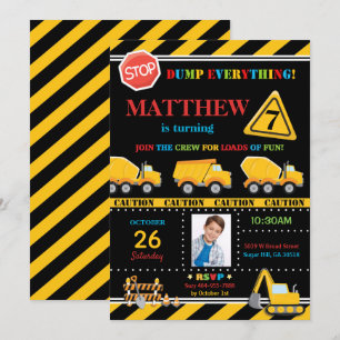 Invitation Construire des canards de fête d'anniversaire