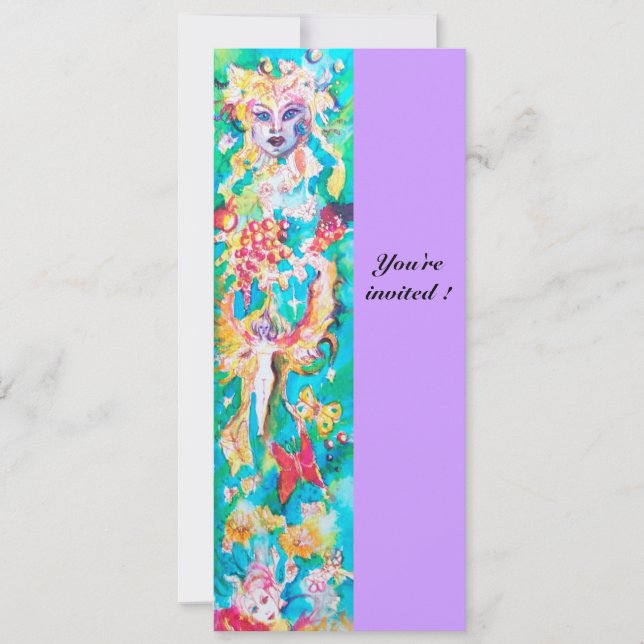 INVITATION CONTE DE FÉE AU RAISIN 5 (Devant)