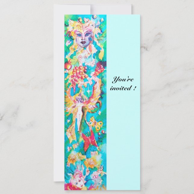 INVITATION CONTE DE FÉE AU RAISIN 5 (Devant)