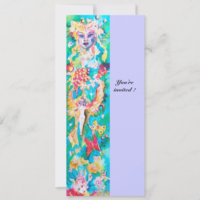 INVITATION CONTE DE FÉE AU RAISIN 8 (Devant)