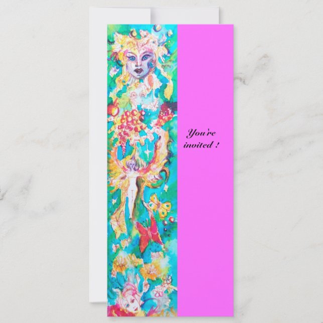 Invitation CONTE DE FÉE AU RAISIN 9a (Devant)