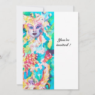 Invitation CONTE DE FÉE AU RAISIN métal glacé