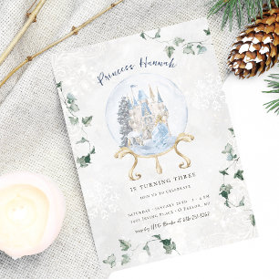 Invitation  Conte de Fées Élégant   Anniversaire de la Prince