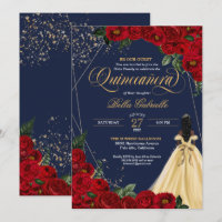 Conte fée enchantée Rose Rouge Princesse Quinceañe