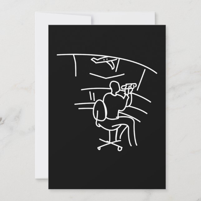 Invitation Contrôleur de la circulation aérienne Carrières Li (Devant)