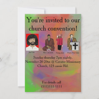 Invitation Convention de l'Église