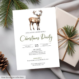 Invitation Conviviale Neutre Terreuse Minimaliste Rustique Aq