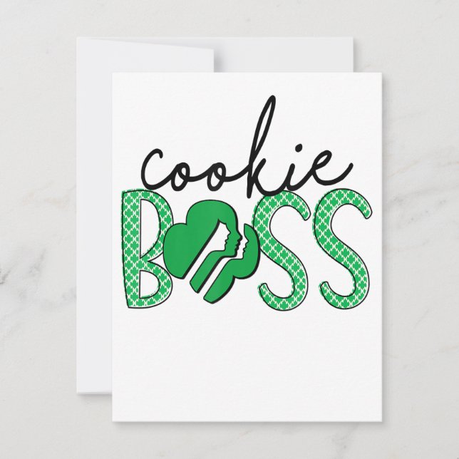 Invitation Cookie Boss Scout Girls Cookie Dealer (Devant)