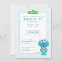 Cookie Monster Baby Anniversaire
