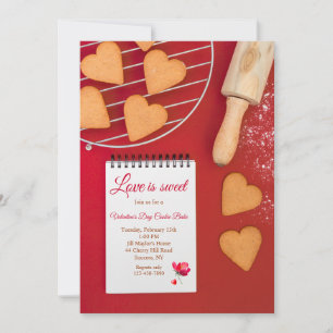 Invitation Cookies de la Saint Valentin