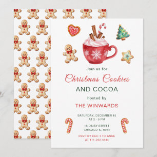 Invitation Cookies de Noël et fête du cacao