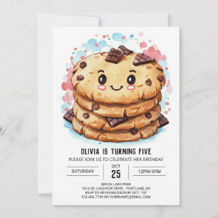 Invitation Cookies Enchanted en ligne Anniversaire