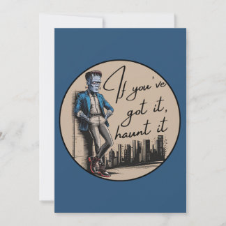 Invitation Cool Frankenstein Si vous l’avez, Haunt it