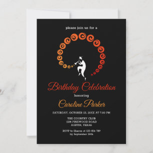 Invitation Cool Jazz Trumpet Musicien Anniversaire