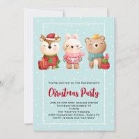 Copains de Noël - Ours et Lapin Cerf Party