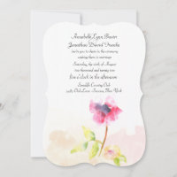 Invitation Coquelicot Rouge