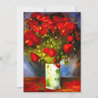 Coquelicots rouges de Van Gogh