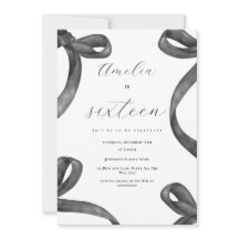 Coquette 16e anniversaire fille Noir Bow 18e 21e