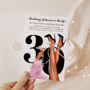 Invitation Coquette 30e anniversaire