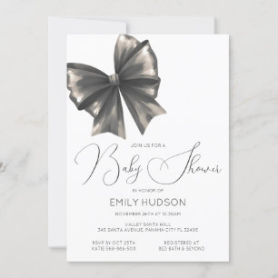 Invitation Coquette Arc-en-ciel Rose Modifiable