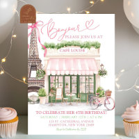 Coquette Bow Café parisien Anniversaire