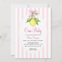 Coquette Lemon Pink Ciao Baby Shower