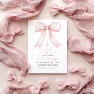 Invitation Coquette pour les filles de la boue rose