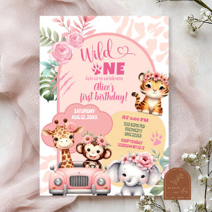 Invitation Coquette rose Vêtements bébé Berry Sweet Baby