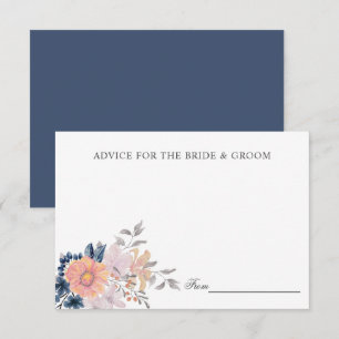 Invitation Coral & Navy Flowers Mariage Conseils ou recette