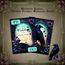 Corbeau au Clair de Lune | Suite de mariage flora